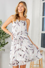 Load image into Gallery viewer, Orange Farm Clothing, Textured Chiffon Ruffled Dress  USA 🇺🇸 Navy or White