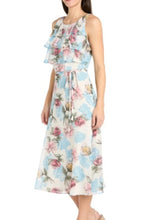 Load image into Gallery viewer, RM Richards Ivory w/Floral Day Dress Summer, Spring, Mother of the Bride Women's Apparel