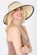 Load image into Gallery viewer, Straw Visor Sun Hat Women's Beach Accessories Summer Attire, See Colors!