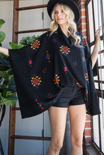 Load image into Gallery viewer, Jade By Jane Aztec Print Poncho USA ๐บ๐ธ Made Women's Coats & Sweaters, Apparel