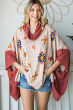 Load image into Gallery viewer, Jade By Jane Aztec Print Poncho USA ๐บ๐ธ Made Women's Coats & Sweaters, Apparel