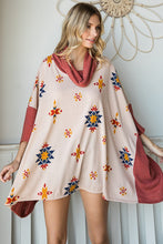 Load image into Gallery viewer, Jade By Jane Aztec Print Poncho USA ๐บ๐ธ Made Women's Coats & Sweaters, Apparel