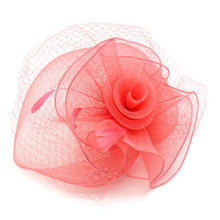 Load image into Gallery viewer, Bella Chic Wide Fascinator w/Netting, SEE Colors!