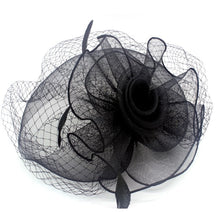 Load image into Gallery viewer, Bella Chic Wide Fascinator w/Netting, SEE Colors!