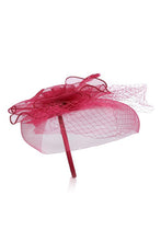 Load image into Gallery viewer, Bella Chic Wide Fascinator w/Netting, SEE Colors!