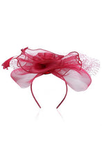 Load image into Gallery viewer, Bella Chic Wide Fascinator w/Netting, SEE Colors!