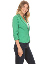 Load image into Gallery viewer, Moa Collection Solid Blazer, See Colors! USA 🇺🇸