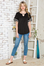 Load image into Gallery viewer, Pom Pom Flutter Sleeve Knit Top USA 🇺🇸 Women's Blouse, Apparel