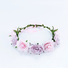 Load image into Gallery viewer, Floral Crown Tiara, Headband Women&#39;s Accessories, Bridal, Costume, Events
