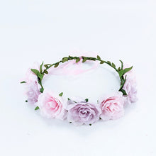 Load image into Gallery viewer, Floral Crown Tiara, Headband Women's Accessories, Bridal, Costume, Events