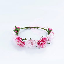Load image into Gallery viewer, Floral Crown Tiara, Headband Women&#39;s Accessories, Bridal, Costume, Events

