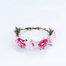 Load image into Gallery viewer, Floral Crown Tiara, Headband Women's Accessories, Bridal, Costume, Events