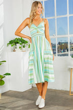 Load image into Gallery viewer, A Returning Favorite! Summer Cut Out Stripe Day Dress w/Pockets USA 🇺🇸 See Color Choices!
