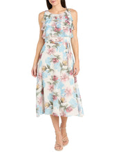 Load image into Gallery viewer, RM Richards Ivory w/Floral Day Dress Summer, Spring, Mother of the Bride Women's Apparel