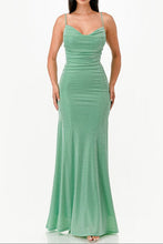 Load image into Gallery viewer, LaScala Cowl Neck Formal Gown, See Multiple Color Choices!  USA 🇺🇸