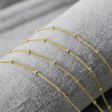 Load image into Gallery viewer, Q Double-Sided, Gold-Plated Letter Pendant Necklace