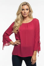 Load image into Gallery viewer, Love Potion Cranberry Women's Blouse