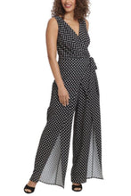 Load image into Gallery viewer, London Times Sleeveless Jumpsuits Polka Dot -OR- Floral