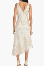 Load image into Gallery viewer, Maggy London Ivory Silver Party Dress Midi, Sizes 8 & 10 Remaining