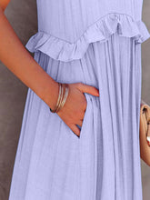 Load image into Gallery viewer, Ruffled &amp; Tiered Maxi Dress w/Pockets, See Colors!
