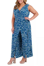Load image into Gallery viewer, London Times Sleeveless Jumpsuits Polka Dot -OR- Floral