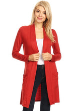 Load image into Gallery viewer, Moa Collection Duster Cardigan, See Colors! USA 🇺🇸 Made Women's Sweaters