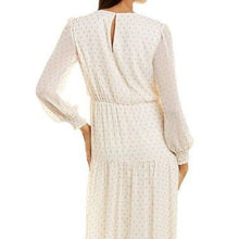 Load image into Gallery viewer, Maison Tara Dot Textured Empire Midi Day Dress