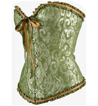 Load image into Gallery viewer, Green or Lavender Over-Bust Corset SM &amp; MED Remaining
