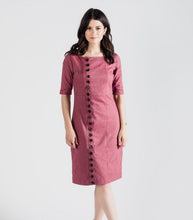 Load image into Gallery viewer, LAST ONE!  Paris Bloom Madeline Day Dress 100% Soft Cotton Flannel, USA 🇺🇸 Women's Apparel American Made