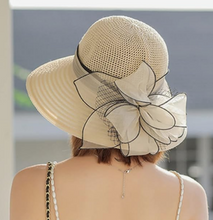 Load image into Gallery viewer, Organza Kentucky Derby Bucket Bowler Hat Sun Cap