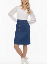 Load image into Gallery viewer, Betty Hannah's SideGirl Sailor, 1PC Day Dress, Office, Party, Casual