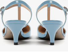 Load image into Gallery viewer, Black -or- Baby Blue Patent Leather 2" Kitten Heels