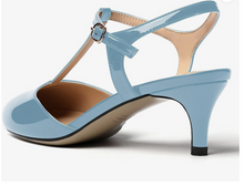 Load image into Gallery viewer, Black -or- Baby Blue Patent Leather 2" Kitten Heels