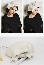 Load image into Gallery viewer, French Beret, 100% Wool Women's Hats Off-White
