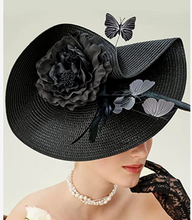 Load image into Gallery viewer, Butterfly Fascinator, Headband/Clip
