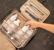 Load image into Gallery viewer, Carrywell Travel Tote, Pink or Black Women's Accessories, Travel, Luggage, Makeup Case, Vanity