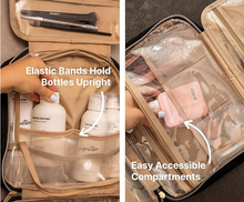 Load image into Gallery viewer, Carrywell Travel Tote, Pink or Black Women's Accessories, Travel, Luggage, Makeup Case, Vanity