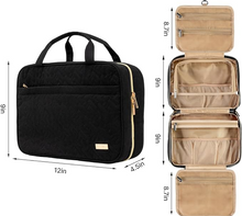 Load image into Gallery viewer, Carrywell Travel Tote, Pink or Black Women's Accessories, Travel, Luggage, Makeup Case, Vanity