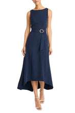 Load image into Gallery viewer, Maggy London Navy Fit & Flare Midi, Women's Day Apparel