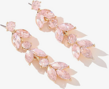 Load image into Gallery viewer, Rhinestone Dangle Earrings Elegant Bridal Crystal Drop