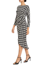 Load image into Gallery viewer, Maggy London Geo Print Midi Day Dress