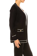 Load image into Gallery viewer, Vila Milano Contrast Trim Cardigan, See Both Colors!
