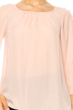 Load image into Gallery viewer, Jessica Rose Button Loop Blouse SM/LG/XL Remaining! Women's Office, Casual Attire, Spring Summer