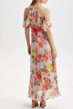 Load image into Gallery viewer, London Times Floral Chiffon Halter Day Dress, 4 & 10 REMAINING - Women's Apparel, Summer Spring Attire