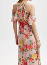 Load image into Gallery viewer, London Times Floral Chiffon Halter Day Dress, 4/10/12 - Women&#39;s Apparel, Summer Spring Attire
