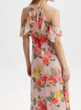 Load image into Gallery viewer, London Times Floral Chiffon Halter Day Dress, 4 & 10 REMAINING - Women's Apparel, Summer Spring Attire