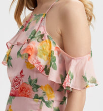 Load image into Gallery viewer, London Times Floral Chiffon Halter Day Dress, 4 & 10 REMAINING - Women's Apparel, Summer Spring Attire