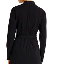 Load image into Gallery viewer, Maggy London, Black Colorblock Knee-Length Day Dress