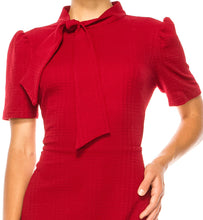 Load image into Gallery viewer, LAST ONE! Maggy London Classic A-Line Day Dress - RED Size 6 Available