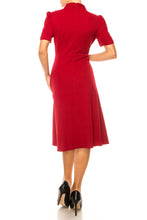 Load image into Gallery viewer, LAST ONE! Maggy London Classic A-Line Day Dress - RED Size 6 Available